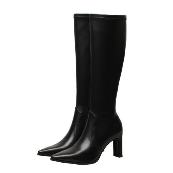 size 33-40 women knee boots high heel winter shoes for woman 2022 fashion street long boot lady party footwear, Black
size 33-40 women knee boots high heel winter shoes for woman 2022 fashion street long boot lady party footwear, Black
