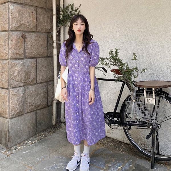 party dresses retro french style summer floral single-breasted shirt dress women turn-down collar short sleeve purple ladies, White;black
party dresses retro french style summer floral single-breasted shirt dress women turn-down collar short sleeve purple ladies, White;black