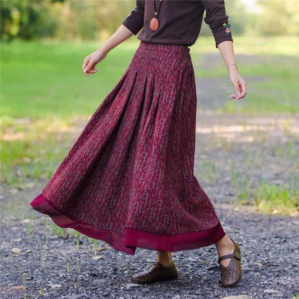 cotton and linen floral retro waistline elastic all-match seam skirt printed the autumn line long y727 55q8, Black
cotton and linen floral retro waistline elastic all-match seam skirt printed the autumn line long y727 55q8, Black