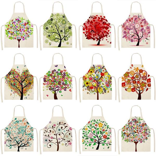 aprons colorful tree printed kitchen sleeveless cotton linen bibs 53*65cm household women cleaning pinafore home cooking 46417
aprons colorful tree printed kitchen sleeveless cotton linen bibs 53*65cm household women cleaning pinafore home cooking 46417