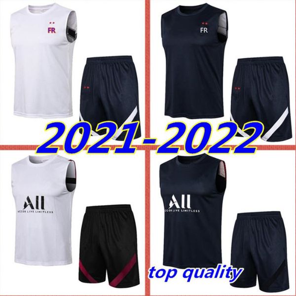 2021 2022 french soccer jersey kit shorts sleeveless vest mbappe 21 22 survetements sweater tracksuit training suit chandal set, Black
2021 2022 french soccer jersey kit shorts sleeveless vest mbappe 21 22 survetements sweater tracksuit training suit chandal set, Black
