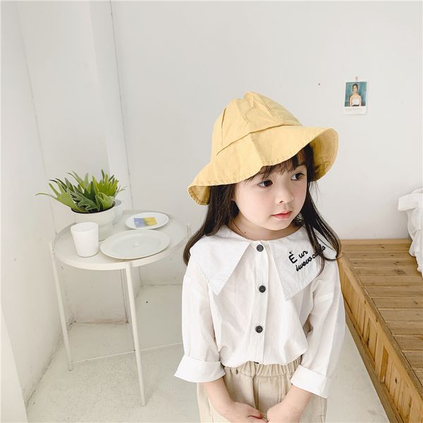 spring letters embroidery cute turn-down collar shirts for girls cotton long sleeve casual clothes 210508, White;black
spring letters embroidery cute turn-down collar shirts for girls cotton long sleeve casual clothes 210508, White;black