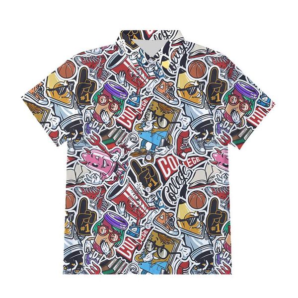 men's casual shirts ifpd 3d funny print button hipster abstract hoody anime campus graffiti short sleeve harajuku shirt streetwear 6xl, White;black
men's casual shirts ifpd 3d funny print button hipster abstract hoody anime campus graffiti short sleeve harajuku shirt streetwear 6xl, White;black
