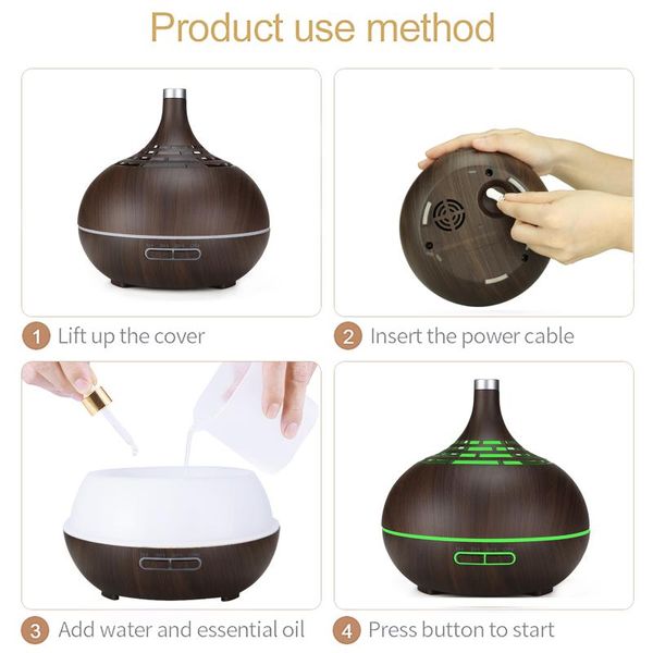 humidifier electric aroma air diffuser wood ultrasonic oil automatic purifier lamp with led light for home office fragrance lamps
humidifier electric aroma air diffuser wood ultrasonic oil automatic purifier lamp with led light for home office fragrance lamps