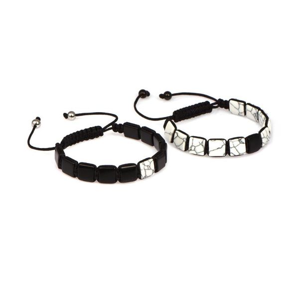 charm bracelets natural stone bracelet square black onxy beaded handmade men women prayer fitness chain couple jewelry gift, Golden;silver
charm bracelets natural stone bracelet square black onxy beaded handmade men women prayer fitness chain couple jewelry gift, Golden;silver