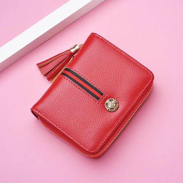 card holders ladies wallet pu short paragraph large capacity coin purse holder multi-card id christmas gift, Brown;gray
card holders ladies wallet pu short paragraph large capacity coin purse holder multi-card id christmas gift, Brown;gray