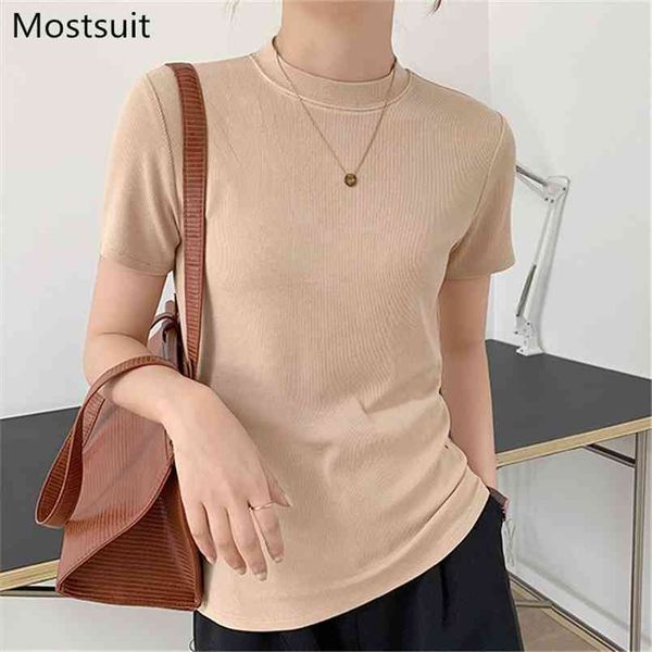 solid basic short sleeve t shirt women summer o-neck korean casual fashion simple tees t-shirts femme 210513, White
solid basic short sleeve t shirt women summer o-neck korean casual fashion simple tees t-shirts femme 210513, White