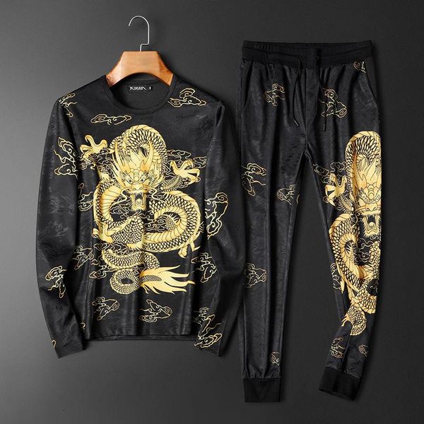 men's tracksuits chinese style long sleeve t-shirt 2-piece set autumn 7xl tracksuit men sportswear sport suit sweatshirt + sweatpants, Gray
men's tracksuits chinese style long sleeve t-shirt 2-piece set autumn 7xl tracksuit men sportswear sport suit sweatshirt + sweatpants, Gray