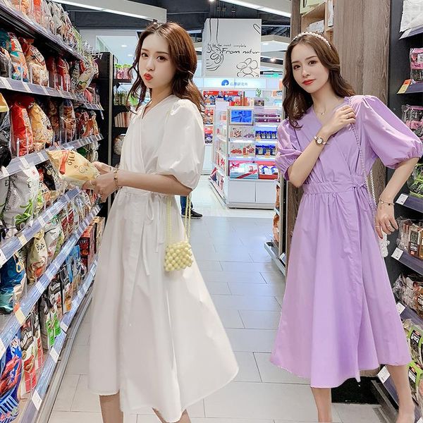 maternity dresses 21325# clothes solid color v neck nursing dress spring autumn breastfeeding, White
maternity dresses 21325# clothes solid color v neck nursing dress spring autumn breastfeeding, White