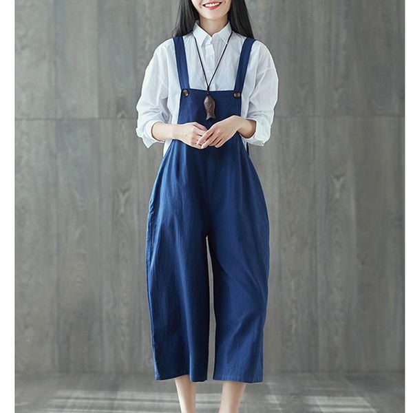 women's jumpsuits & rompers vintage women cotton linen casual loose jumpsuit pockets dungaree harem trousers overall ankle-length pants, Black;white
women's jumpsuits & rompers vintage women cotton linen casual loose jumpsuit pockets dungaree harem trousers overall ankle-length pants, Black;white