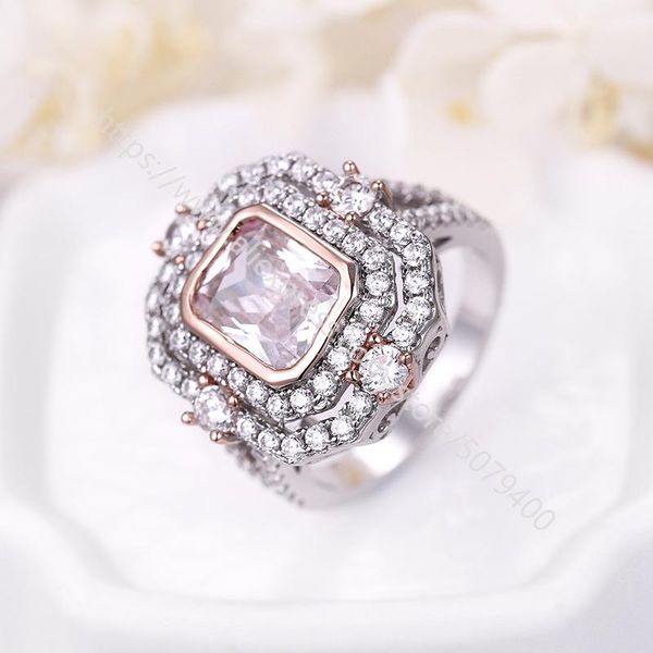 wedding rings luxury big square cut zircon ring with micro paved cz silvers bridal white gold-plated, Slivery;golden
wedding rings luxury big square cut zircon ring with micro paved cz silvers bridal white gold-plated, Slivery;golden