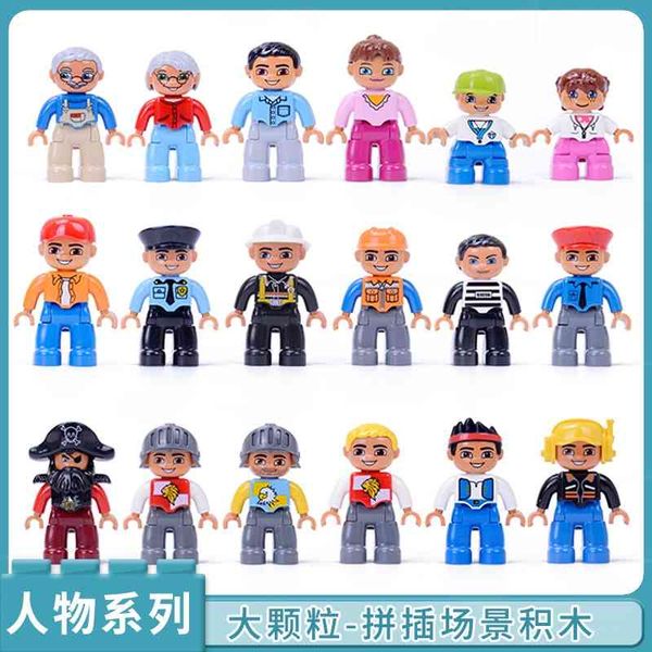 compatible lego large particle building block doll accessories bulk toys doctor police father mother male and girl
compatible lego large particle building block doll accessories bulk toys doctor police father mother male and girl