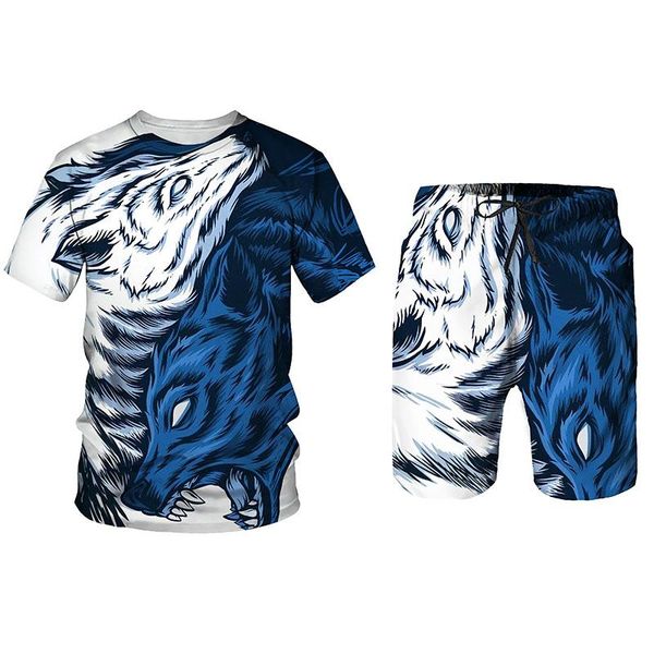 men's tracksuits two-headed wolf summer 3d printed t-shirt shorts set sportswear tracksuit o neck short sleeve clothing suit, Gray
men's tracksuits two-headed wolf summer 3d printed t-shirt shorts set sportswear tracksuit o neck short sleeve clothing suit, Gray