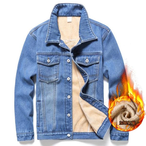 men's jackets casual fleece denim jacket blue loose cotton jean coat brand quality autumn winter for male, Black;brown
men's jackets casual fleece denim jacket blue loose cotton jean coat brand quality autumn winter for male, Black;brown