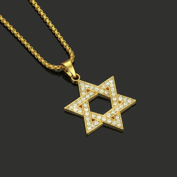 full rhinestone six-pointed star pentagram cuban chain necklaces for men 24k gold color choker necklace pendants women jewelry pendant, Silver
full rhinestone six-pointed star pentagram cuban chain necklaces for men 24k gold color choker necklace pendants women jewelry pendant, Silver