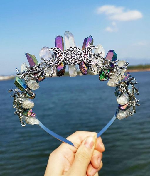hair clips & barrettes witchcraft accessories raw crystal two-color stitching wicca ancient silver branches moon witch crown, Golden;silver
hair clips & barrettes witchcraft accessories raw crystal two-color stitching wicca ancient silver branches moon witch crown, Golden;silver