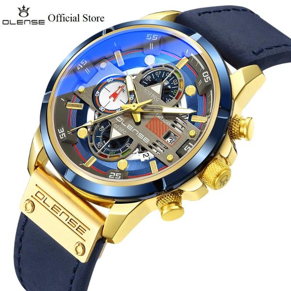 wristwatches olense men military sport wrist watch blue quartz steel waterproof chronograph male clock date luminous hands 9002m, Slivery;brown
wristwatches olense men military sport wrist watch blue quartz steel waterproof chronograph male clock date luminous hands 9002m, Slivery;brown