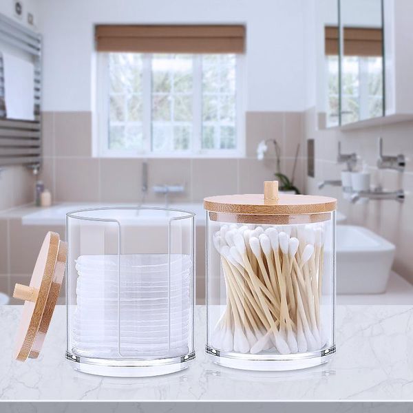 storage boxes & bins bamboo lids cotton swabs holder box acrylic transparent cosmetic container makeup pad jewelry home organizer case
storage boxes & bins bamboo lids cotton swabs holder box acrylic transparent cosmetic container makeup pad jewelry home organizer case
