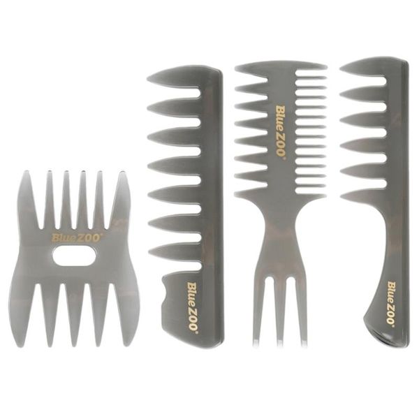 hair brushes 4pcs men combs styling retro modeling tools, Silver
hair brushes 4pcs men combs styling retro modeling tools, Silver