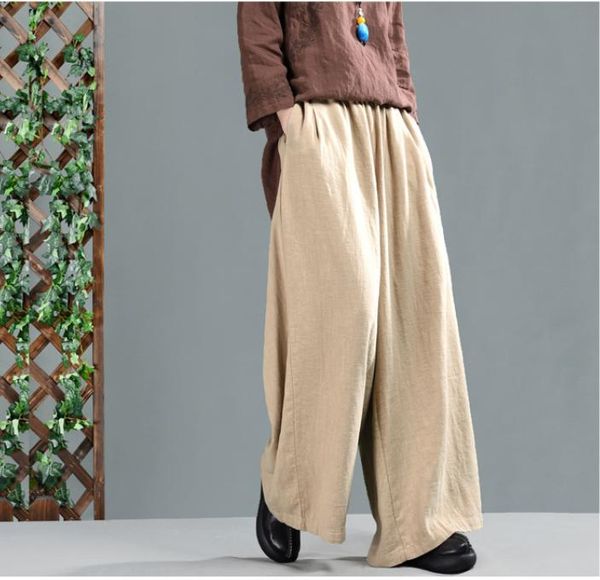 women's pants & capris spring women retro brierf large size loose trousers ladies elastic waist casual pocket solid color mori girl, Black;white
women's pants & capris spring women retro brierf large size loose trousers ladies elastic waist casual pocket solid color mori girl, Black;white