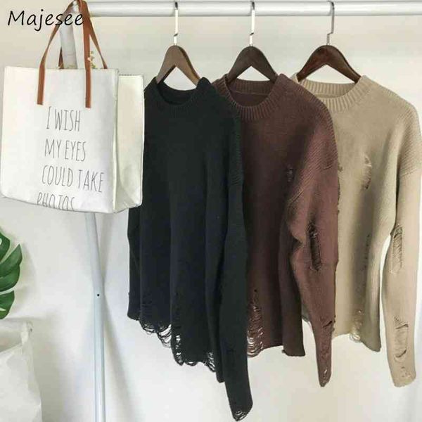 pullovers men coupl hole ripped loose solid simple leisure knitted sweater male trendy harajuku stylish all-match ulzzang chic, Black
pullovers men coupl hole ripped loose solid simple leisure knitted sweater male trendy harajuku stylish all-match ulzzang chic, Black