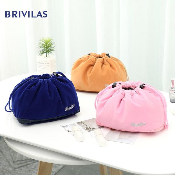 brivilas letter drawstring cosmetic bag travel wash waterproof women makeup bags fashion storage portable lipstick save case & cases
brivilas letter drawstring cosmetic bag travel wash waterproof women makeup bags fashion storage portable lipstick save case & cases