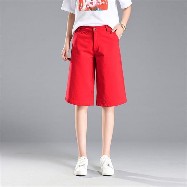 xxl plus size summer women shorts knee long fashion casual streetwear feminino bf style wide leg loose short femme, White;black
xxl plus size summer women shorts knee long fashion casual streetwear feminino bf style wide leg loose short femme, White;black