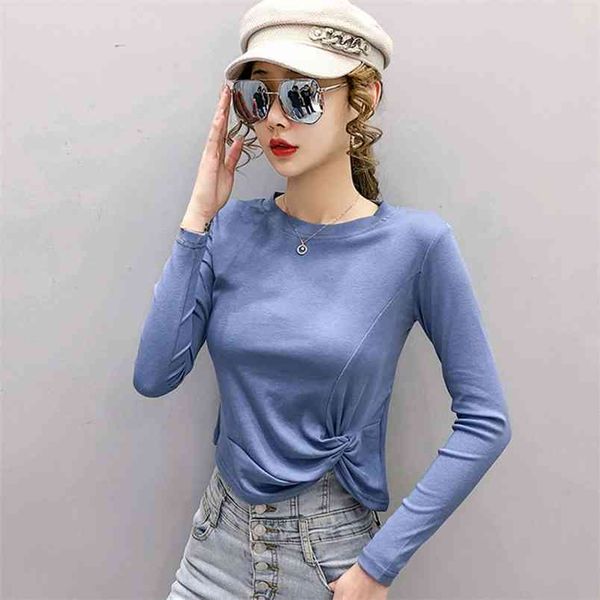 women's spring autumn solid color knotted long-sleeved orean style high waist slimming short female ll267 210506, White
women's spring autumn solid color knotted long-sleeved orean style high waist slimming short female ll267 210506, White