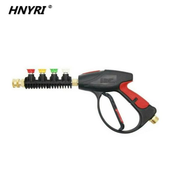 pressure washer gun m22 14mm fitting with 5pcs tips 1/4 inch quick release spray nozzles jet pump soap cannon car cleanner water & snow foam
pressure washer gun m22 14mm fitting with 5pcs tips 1/4 inch quick release spray nozzles jet pump soap cannon car cleanner water & snow foam