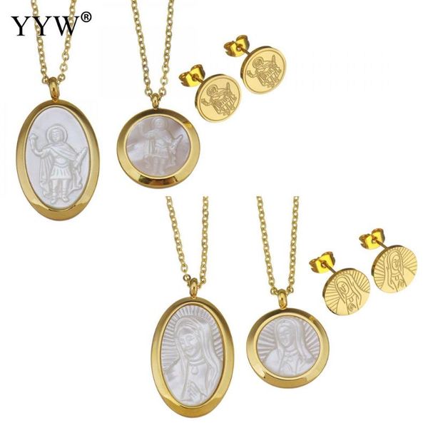 earrings & necklace 17inch fashion stainless steel jewelry sets stud earring 2inch extender chain oval golden color for woman, Silver
earrings & necklace 17inch fashion stainless steel jewelry sets stud earring 2inch extender chain oval golden color for woman, Silver