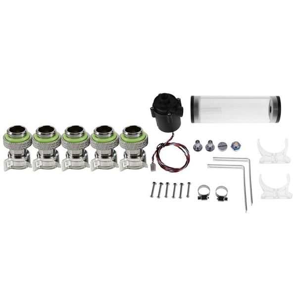 1set g1/4 inch thread water tank 12v 19w pc cooling sc600 pump & 5pcs barb fitting radiator lappads
1set g1/4 inch thread water tank 12v 19w pc cooling sc600 pump & 5pcs barb fitting radiator lappads