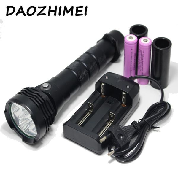 other led lighting 8000 lumens diving underwater waterproof 80m 5*xm-l2 tactical +2*26650 battery+charger
other led lighting 8000 lumens diving underwater waterproof 80m 5*xm-l2 tactical +2*26650 battery+charger