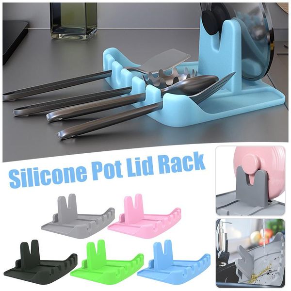 kitchen storage & organization 2 in 1 silicone spoon rest upgraded utensil hang hole design shelf mat non-slip include 5slot 1lid
kitchen storage & organization 2 in 1 silicone spoon rest upgraded utensil hang hole design shelf mat non-slip include 5slot 1lid