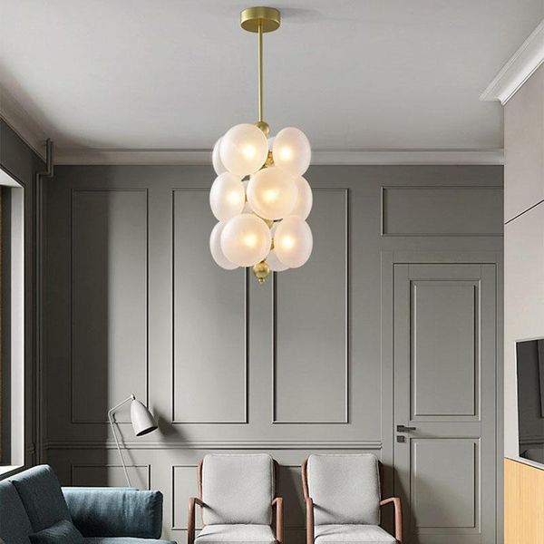 pendant lamps postmodern simple fashion bubble glass ball chandelier for restaurant bar counter bedroom living room porch luxury light
pendant lamps postmodern simple fashion bubble glass ball chandelier for restaurant bar counter bedroom living room porch luxury light