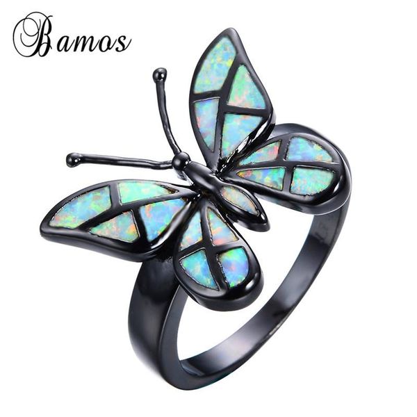 wedding rings bamos black gold filled bridal jewelry cute white fire opal butterfly for women rainbow animal ring, Slivery;golden
wedding rings bamos black gold filled bridal jewelry cute white fire opal butterfly for women rainbow animal ring, Slivery;golden