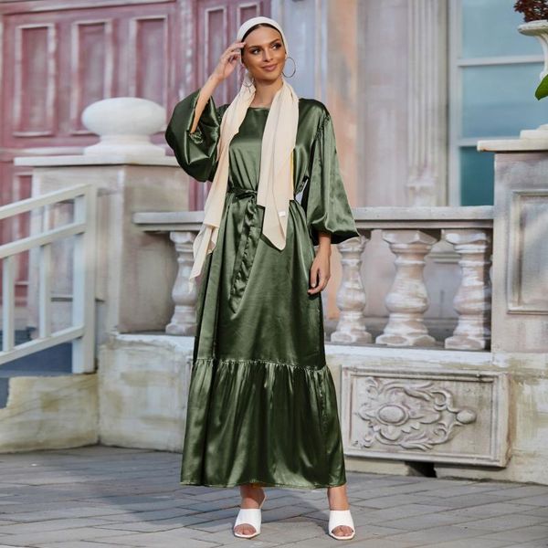 ethnic clothing long balloon sleeves hijab dress imitation silk women muslim clothes dubai saudi turkey modest islam closed abaya party eid, Red
ethnic clothing long balloon sleeves hijab dress imitation silk women muslim clothes dubai saudi turkey modest islam closed abaya party eid, Red