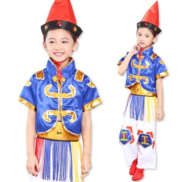 children's mongolia dance costume kids play drum performance boy chinese nation dress folk 18 stage wear, Black;red
children's mongolia dance costume kids play drum performance boy chinese nation dress folk 18 stage wear, Black;red