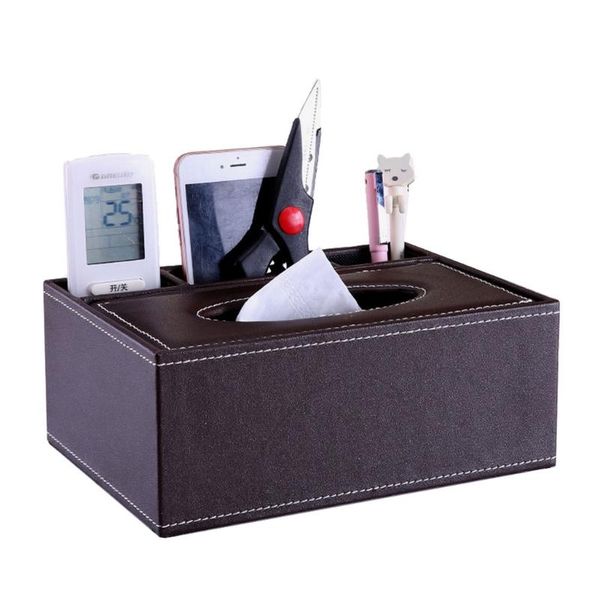 tissue boxes & napkins faux leather box cover rectangular multifunctional remote control stationery holder deskstorage organizer h056
tissue boxes & napkins faux leather box cover rectangular multifunctional remote control stationery holder deskstorage organizer h056