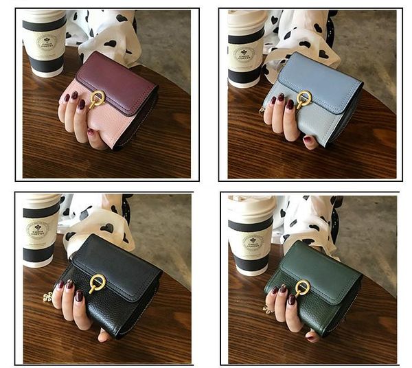 wallets women real cow genuine leather fold wallet luxury soft short money case with famous design, Red;black
wallets women real cow genuine leather fold wallet luxury soft short money case with famous design, Red;black