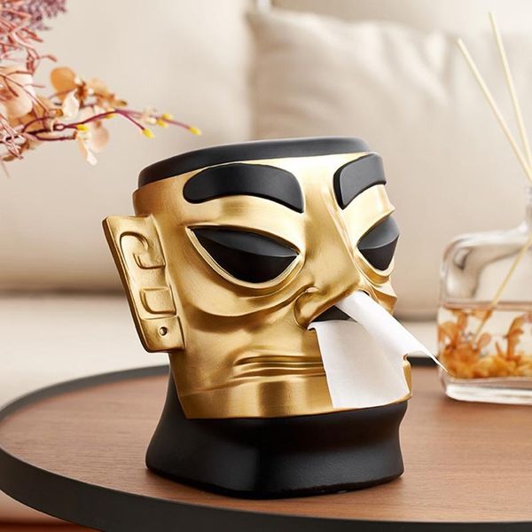 tissue boxes & napkins chinese style imitation sanxingdui box resin decoration coffee table dining drawer home living room creative gift
tissue boxes & napkins chinese style imitation sanxingdui box resin decoration coffee table dining drawer home living room creative gift