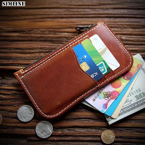 wallets simline 2021 genuine leather men's wallet vintage handmade short women purse card holder money bag with coin pocket, Red;black
wallets simline 2021 genuine leather men's wallet vintage handmade short women purse card holder money bag with coin pocket, Red;black