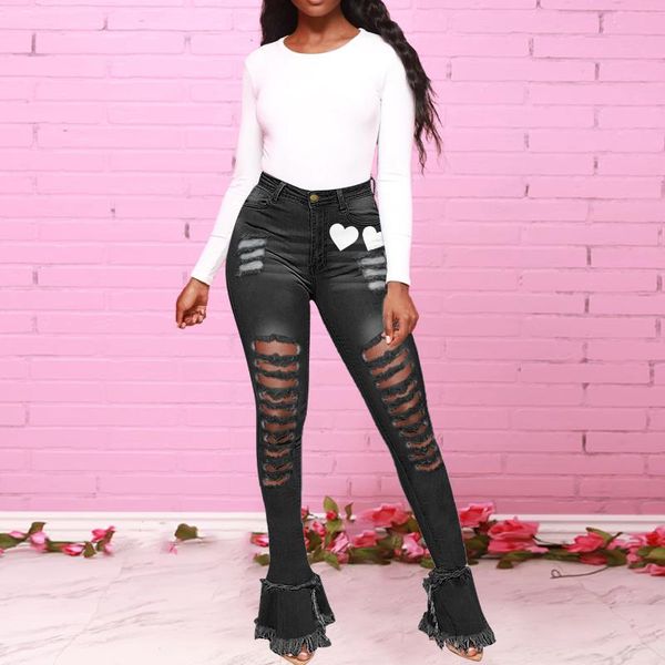 ripped jeans 2021 spring vintage comfortable denim pants stretch skinny pencil solid streetwear trousers womens women's, Blue
ripped jeans 2021 spring vintage comfortable denim pants stretch skinny pencil solid streetwear trousers womens women's, Blue
