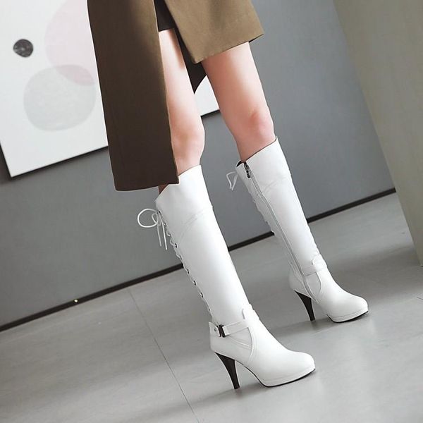 boots oversized -17 thigh high knee over the women ladies back cross strap buckle, Black
boots oversized -17 thigh high knee over the women ladies back cross strap buckle, Black