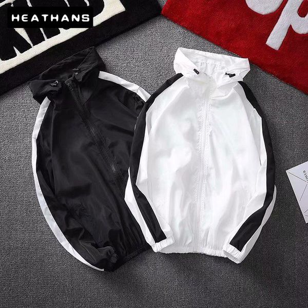 men's jacket thin summer mens sun protection clothes korean casual color contrast zipper slim handsome sport men coat jackets, Black;brown
men's jacket thin summer mens sun protection clothes korean casual color contrast zipper slim handsome sport men coat jackets, Black;brown