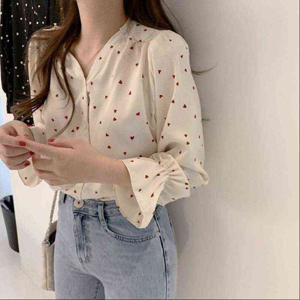 spring women shirt chiffon korean fashion long sleeve white shirts streetwear office blouse elegant lady heart print
spring women shirt chiffon korean fashion long sleeve white shirts streetwear office blouse elegant lady heart print