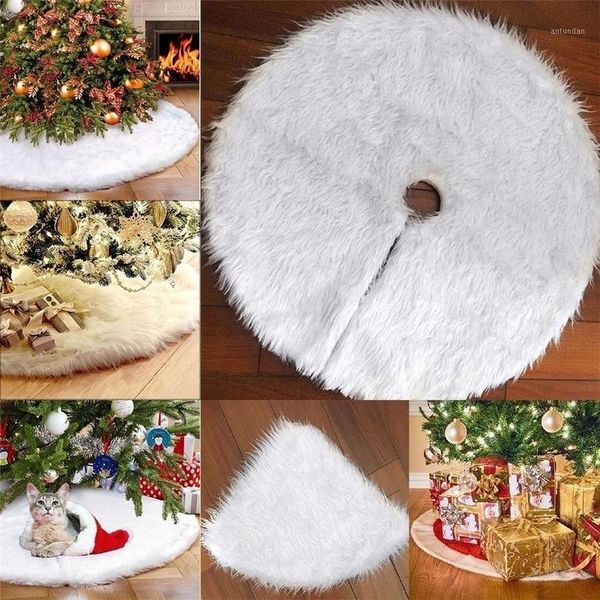 christmas decorations 78/90cm tree skirts faux fur white plush silver snowflake mat skirt xmas year
christmas decorations 78/90cm tree skirts faux fur white plush silver snowflake mat skirt xmas year