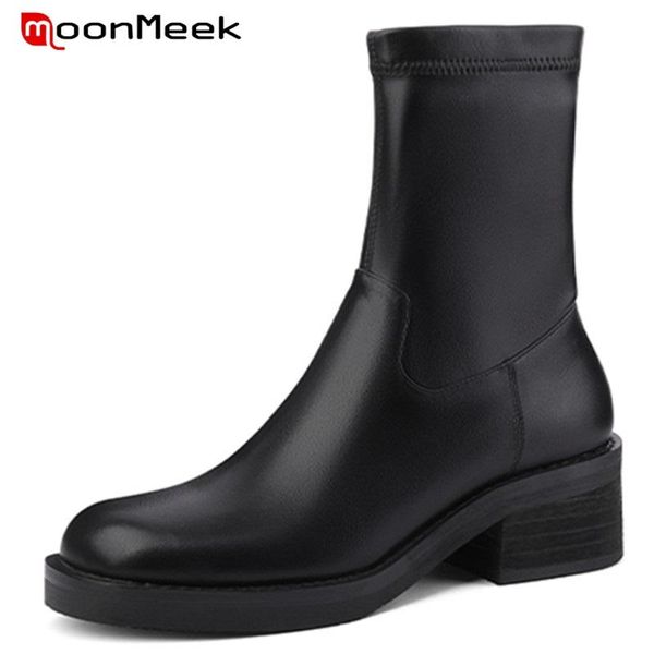 boots moonmeek ankle winter square heels ladies shoes comfortable zipper women casual hand made fashion, Black
boots moonmeek ankle winter square heels ladies shoes comfortable zipper women casual hand made fashion, Black