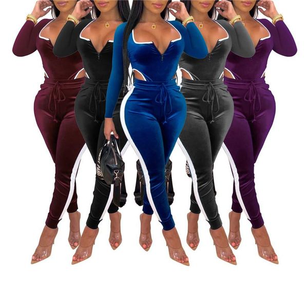 women's jumpsuits & rompers women color block jumpsuit fashion hollow-out long sleeve u-shaped neck romper backless autumn winter warm, Black;white
women's jumpsuits & rompers women color block jumpsuit fashion hollow-out long sleeve u-shaped neck romper backless autumn winter warm, Black;white