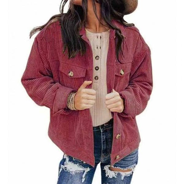 running jackets cardigan jacket solid color ribbed corduroy turndown collar casual coat outerwear, Black;red
running jackets cardigan jacket solid color ribbed corduroy turndown collar casual coat outerwear, Black;red