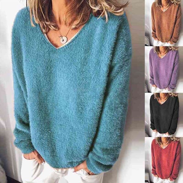 woman jumper oversized sweater long-sleeve black knitwear winter autum v-neck comfortable loose clothes g30, White;black
woman jumper oversized sweater long-sleeve black knitwear winter autum v-neck comfortable loose clothes g30, White;black